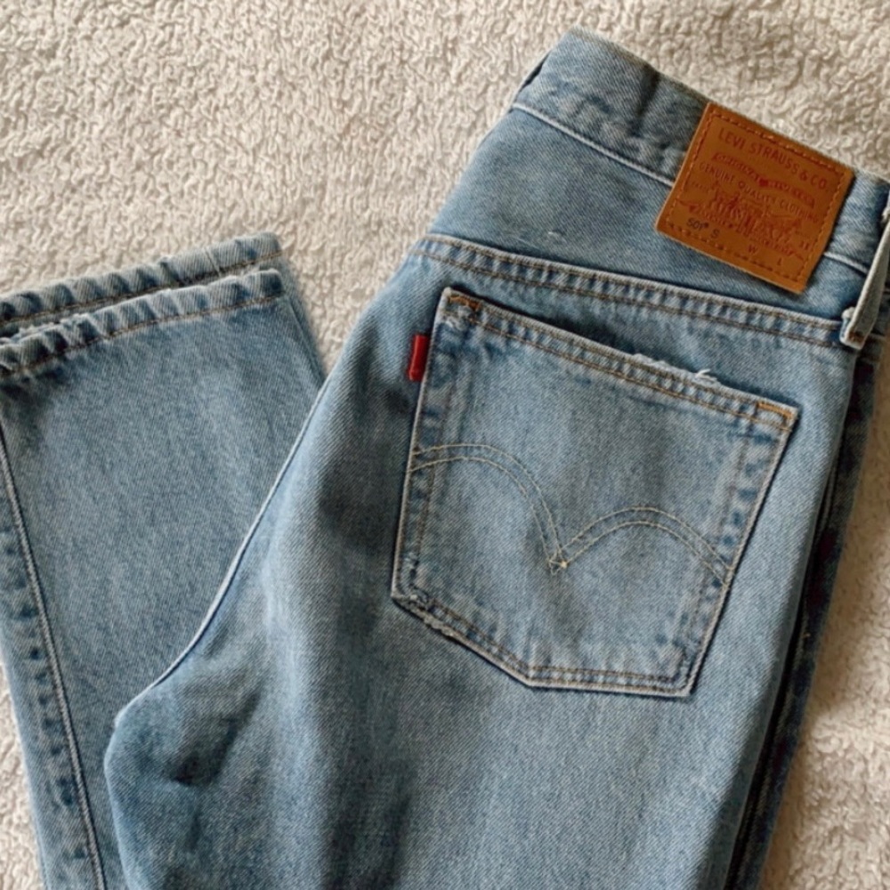 High-Waisted Levi 501 S Skinny